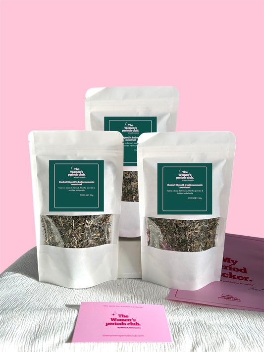"Tisane Confort Digestif & Ballonnements Menstruels" (stock limitée)