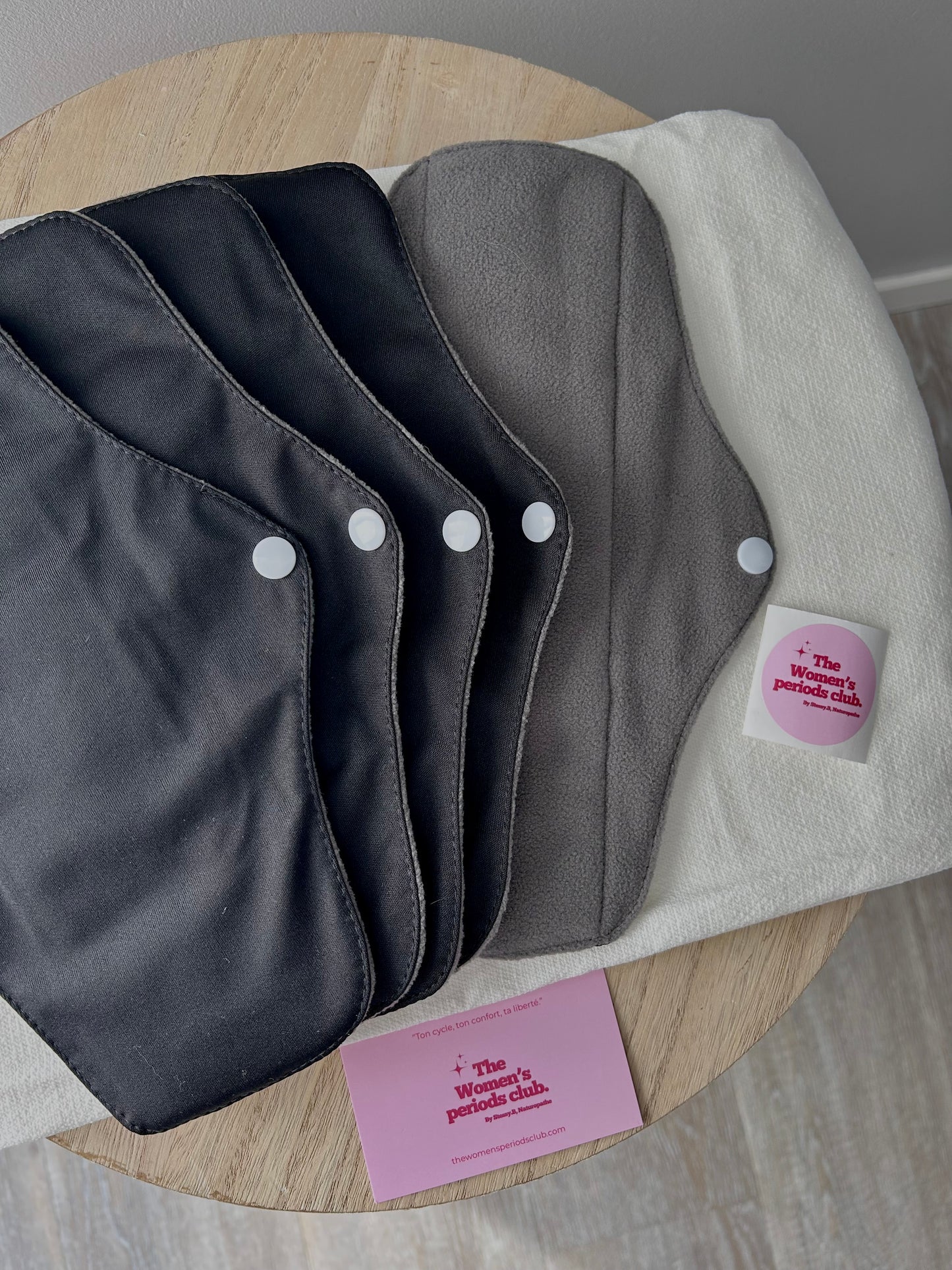 Coffret de Noël prêt à offrir serviettes hygiéniques en fibre de bambou plus que 5 en stock