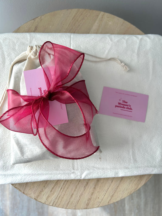 Coffret découverte de Noël à offrir Serviette + tisane « Confort menstruelle » plus que 3 en stock