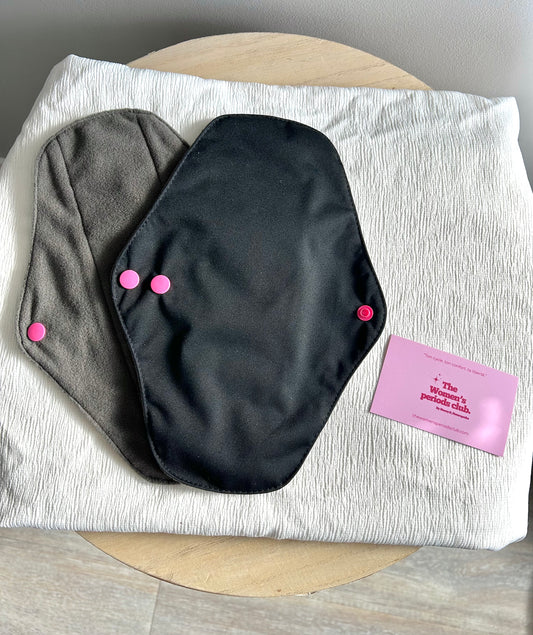 Serviette hygiénique en fibre de bambou unité ( 5 achetées = 1 offerte )
