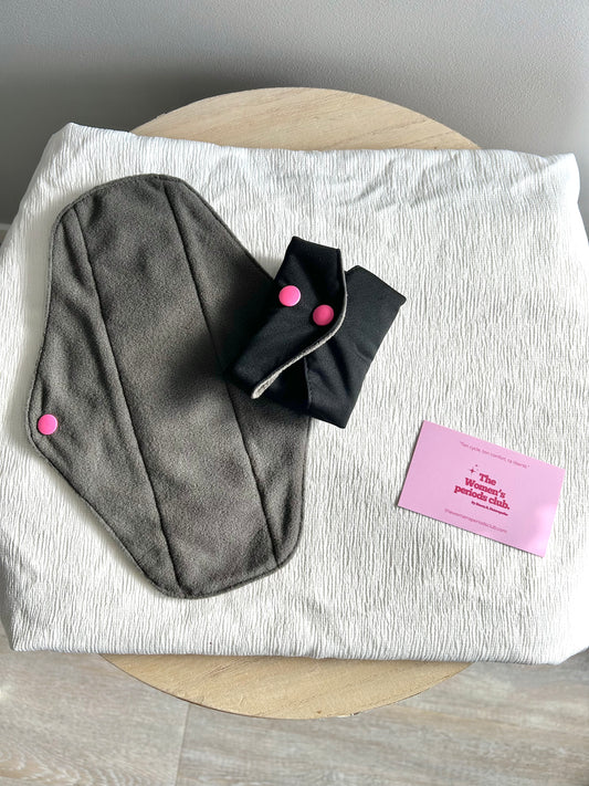 Serviette hygiénique en fibre de bambou unité ( 5 achetées = 1 offerte )